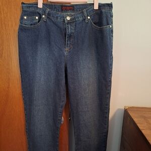 House Of Freedom Women's Jeans With Color Detail On Back Size 16A